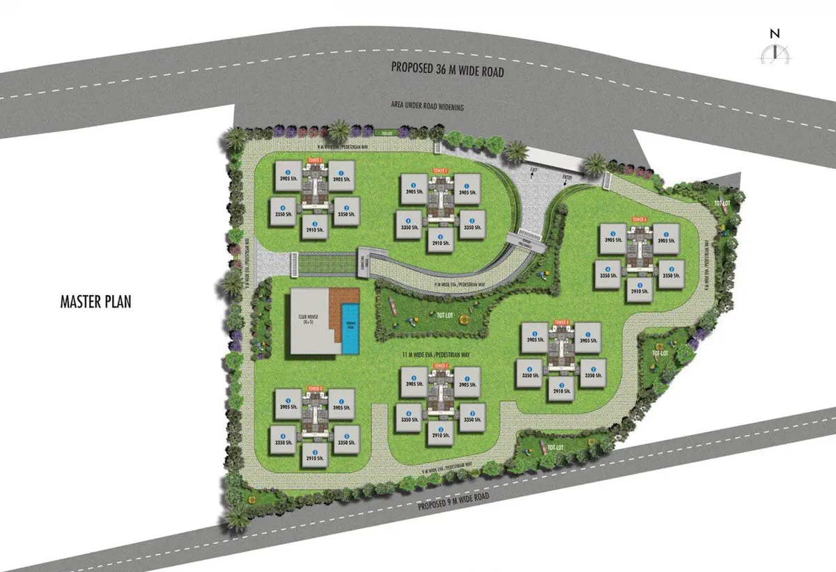 Fortune Grande 12-acre master plan layout Fortune Grande 12-acre master plan layout
